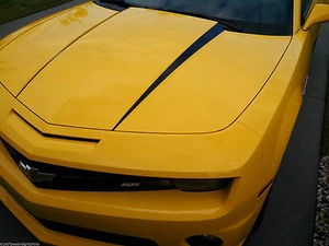 Calcomanías con capucha a rayas lanzas AJUSTE 2010 11 2012 13 14 15 Camaro SS RS LT - Imagen 1 de 5