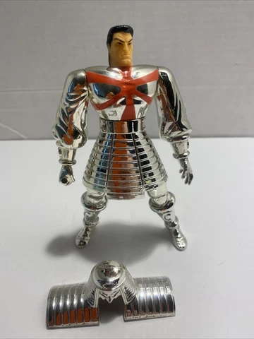 1994 Marvel X-Men Silver Samuri 5" Vintage Figure w/Helmet Toy Biz Cover