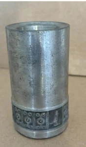 Vintage Mid Century Modern Haugrud Pewter Candle Holder - Picture 1 of 3