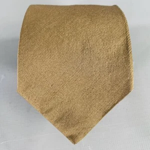 DANIELE ALESSANDRINI Brown Textured Silk Tie - Picture 1 of 5