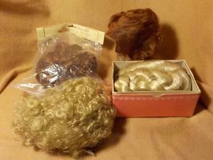 THREE Doll Wigs, - Karen - Monique, Unused - Picture 1 of 10