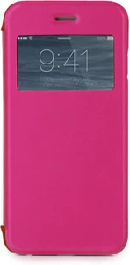 Skech SlimView Series Caller ID View Book Style Cover Case for iPhone 6/6S, Pink - Picture 1 of 10