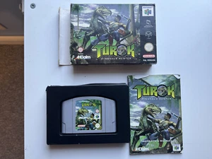 Turok N64 PAL + Official Strategy Guide. includes box and manual - Picture 1 of 4