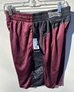 TAPOUT Boxing Men Maroon Shorts Small Comfort NWT Men’s Workout MMA Fight Train - Picture 1 of 7