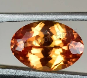Natural Flawless Topazolite Garnet 3.95 Ct Oval AGL Certified Loose Gemstone - Picture 1 of 6
