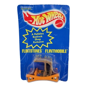 Hot Wheels Flintstones Flintmobile 1994 Pebbles Bedrock Shop Color Changing Car - Picture 1 of 5