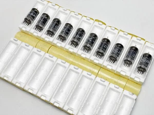 10 tubos de aspiradora de audio triodo militar excedente GE 6189W 12AU7 ECC82 probados - Imagen 1 de 10