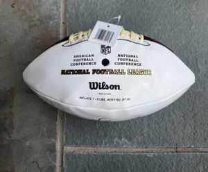 national football league wilson wtf1192 jft48 signed football go pat espn - Picture 1 of 12
