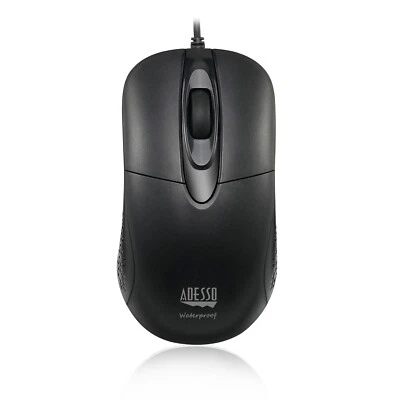 Adesso iMouse W4 Wired Optical Waterproof Anti-microbial Mouse - Image 1 of 4