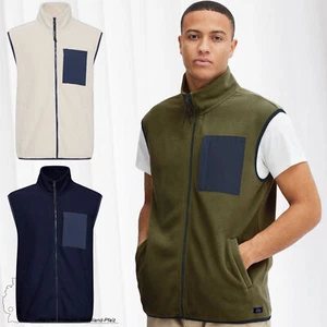 ¡Chaleco de imitación de piel para hombre de BLEND, ligero, chaqueta básica sin - Imagen 1 de 20