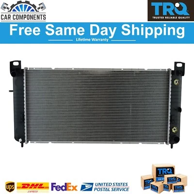 TRQ 新散热器组件塑料储罐铝芯适用于 1999 - 2013 雪佛兰 GMC — 第 1/4 张图片