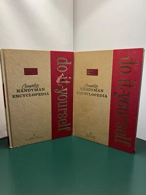 Complete Do It Yourself Handyman Encyclopedia 1 & 2 Vol Hardcover 1978 Vintage - Image 1 of 4