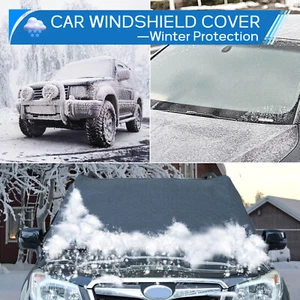 For Subaru Forester 2013-2018 Black Outdoor Car Snow Cover Sun Shield Cover - Picture 1 of 12
