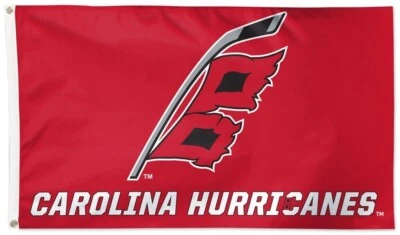 Carolina Hurricanes Flag 3x5 Feet Alternate Logo NHL Grommets Hockey - Image 1 of 2