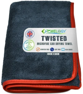 Microfibre Car Drying Towel XL 1200gsm Twisted Loop Extra Large Ultra Absorbent - Picture 1 of 9