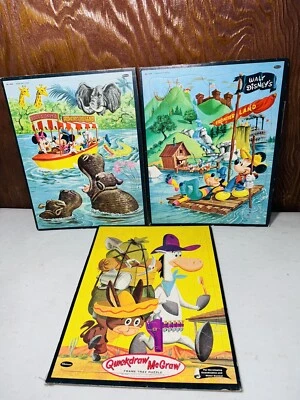 Vintage Walt Disney Tray Puzzle lot of 3 - Image 1 of 4