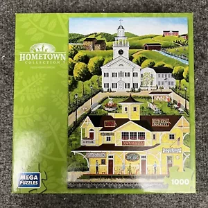 Hometown Collection Bean Station Depot Poulin 1000 Piece Jigsaw Puzzle Complete - Picture 1 of 4