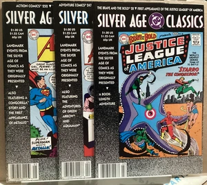 SILVER AGE CLASSICS ACTION 252 ADVENTURE 247 BRAVE & BOLD 28 DC 1992 - Foto 1 di 7