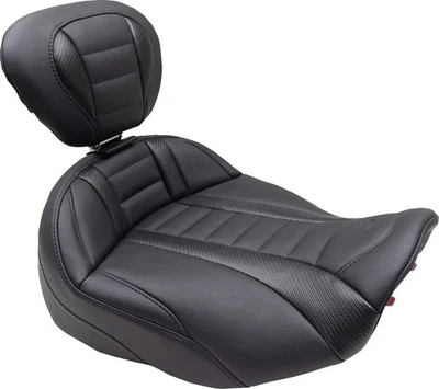 Mustang 89401 Deluxe Touring Solo Seat puntada negra Harley Touring CVO 2023-2024 Foto 1 de 3