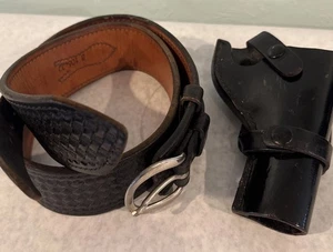 Funda Don Hume Cuero Negro B106 32 River Belt Aplicación de la Ley Excelente - Imagen 1 de 12