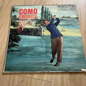 PERRY COMO Como Swings 1959 Stereo LP 33RPM RCA Victor Records LPM-2010 - Picture 1 of 9