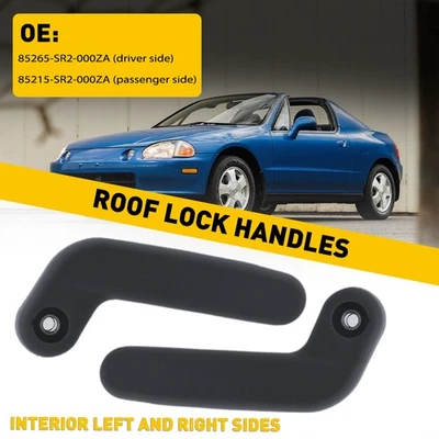 For 1994-1997 Honda Civic Del Sol LH & RH Top Roof Lock Handle 85265-SR2-000ZA — 第 1/4 张图片
