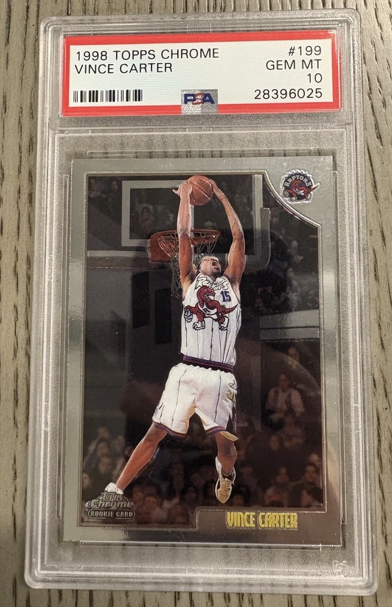 Vince Carter 10 Graded Rookie Basketball Trading Cards