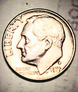 1979-D  ROOSEVELT DIME WITH ERRORS  FILLED D MINTMARK  W & I ON RIM, DDO.  - Picture 1 of 11