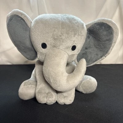 Bedtime Originals Choo Choo Gray Plush Elephant Stuffed Animal - Humphrey - Image 1 of 4