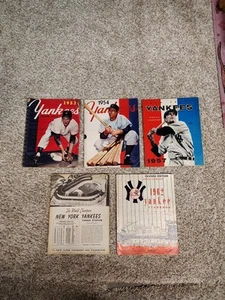 New York Yankees yearbook 1950s 1960s lot - Picture 1 of 6