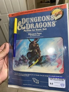 M1 SOLO BLIZZARD PASS SOLO MODUL BRAND NEW SEALED AND GRADED D&D TSR MINT!!! - Bild 1 von 6