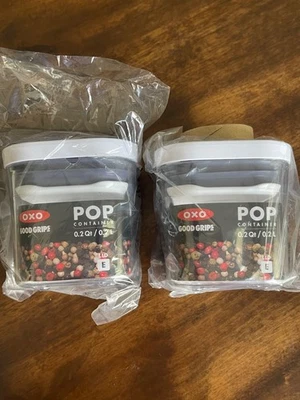 OXO Good Grips POP Container Mini 0.2L 0.2Qt Airtight Food Storage 2 New - Image 1 of 2