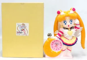 Sveglia Eternal Sailor Moon Sailor Stars Talking buone condizioni vintage - Foto 1 di 2