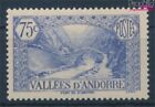 andorre - française Post 66 avec charnière 1937 Paysages (10363015