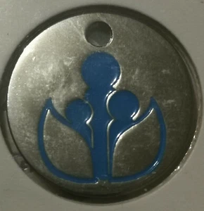 JETON DE CADDIE METAL ♦ " LOGO " a voir ♦ Uniface - Imagen 1 de 2