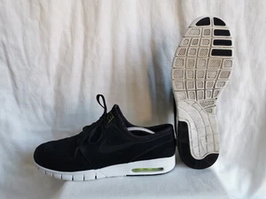 Nike Janoski Max Leather Sneaker EU 46 US 12 Black Cyber White 685299-003 - Bild 1 von 12