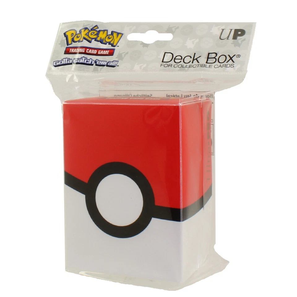 Pokemon Card Supplies - Deck Box - POKE BALL - New - Image 1 of 1