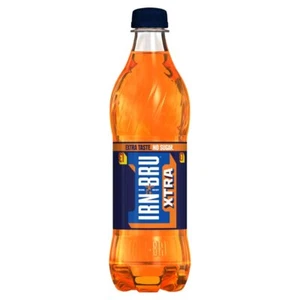IRN BRU Xtra Taste KEIN ZUCKER kohlensäurehaltiges Softdrink 500 ml Flaschenetui (12er-pack) - Bild 1 von 1