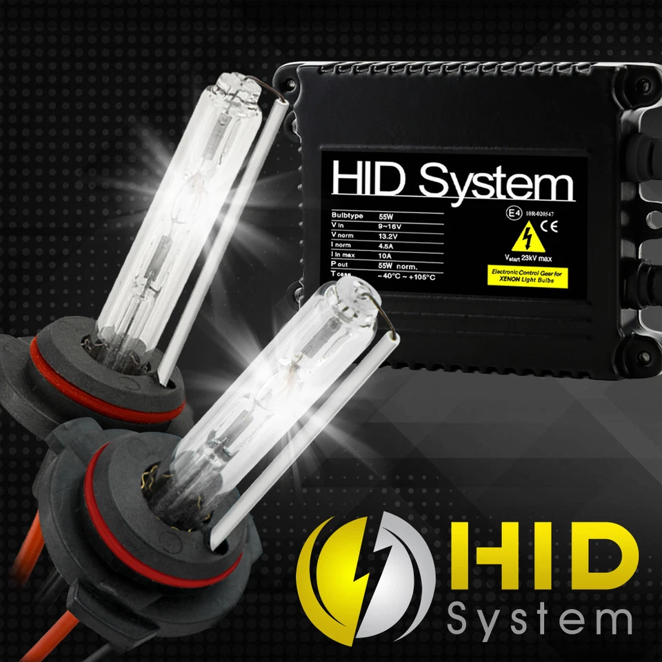 55W 9006/HB4 Faro Bombillas Xenón y Balastos Delgados AC Kit HID 8000K Azul Claro Foto 1 de 4