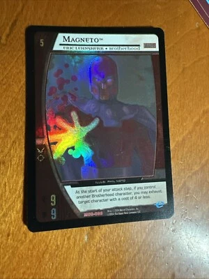 Marvel VS System Magneto EA Extended Art Foil Promo Origins MOR-080  NM - Image 1 of 2