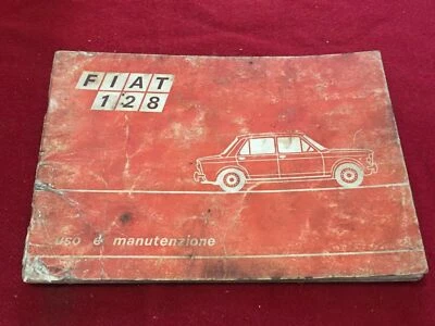 FIAT 128 1972 MANUALE LIBRETTO USO MANUTENZIONE ISTRUZIONI ORIGINALE ITALIANO - Immagine 1 di 4