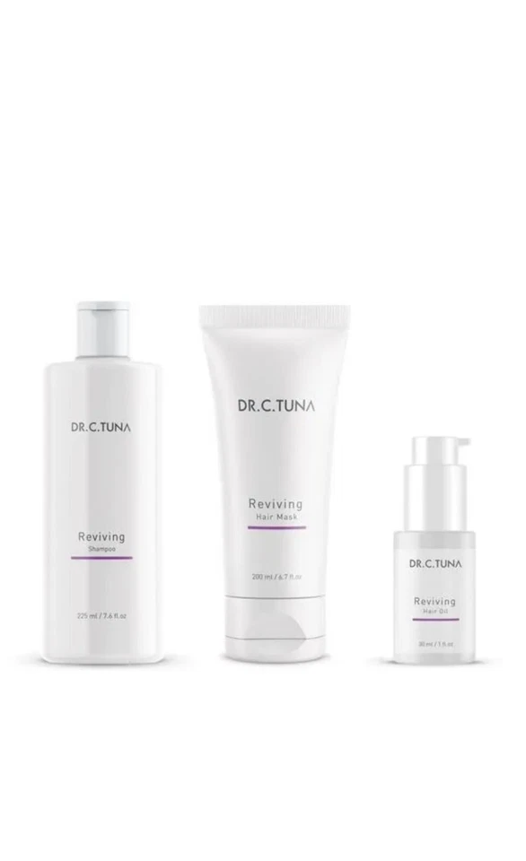 FARMASI-DR.C.TUNA - REVIVING COLLECTION (SHAMPOO, HAARMASKE, HAARÖL) UK-Bestand