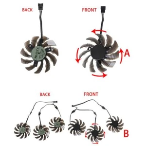 1/3PCS 75mm T128010SU 4Pin Cooler Fan for Gigabyte AORUS GTX 1060 1070 1080 Card - Picture 1 of 9
