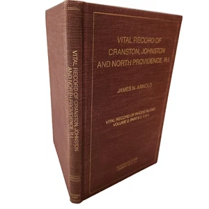 Vital Records of Cranston, Johnston and North Providence Rhode Island Genealogy - Picture 1 of 10