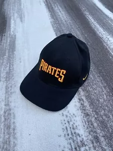 Pittsburgh Pirates Mütze Vintage Nike One Size schwarz gebraucht Piraten Nike Mütze - Bild 1 von 4