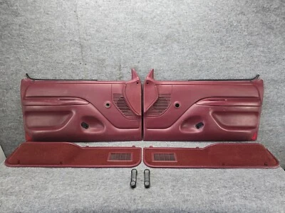 92-96 JUEGO DE MOLDURAS PANELES PUERTA FORD F150 F250 BRONCO OEM V17 Foto 1 de 4