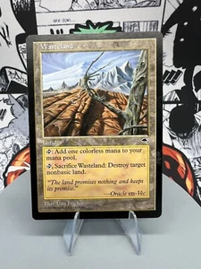 Magic The Gathering Tempest Wasteland MTG TCG CCG - Picture 1 of 7