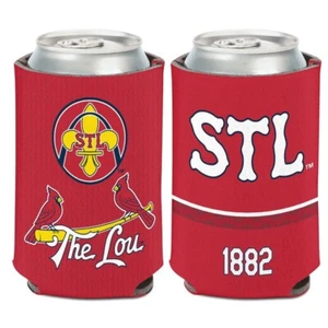 St. Louis Cardinals “The Lou” Double-Sided 12 oz Can Cooler (1) - Picture 1 of 1
