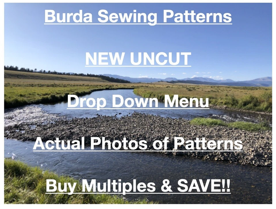 Burda ONLY Sewing Patterns New Uncut Pants Dresses Kids Baby Coat Jackets - Image 1 of 1