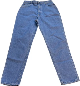 Vintage Lee Jeans Lee Damen 18 Blau Medium Wash Made in USA Neu mit Etikett - Bild 1 von 12